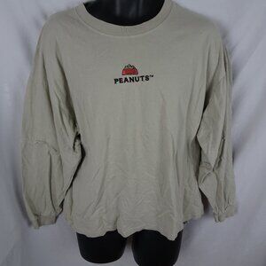 Peanuts Snoopy & Charlie Brown Munch Time Shirt Size L